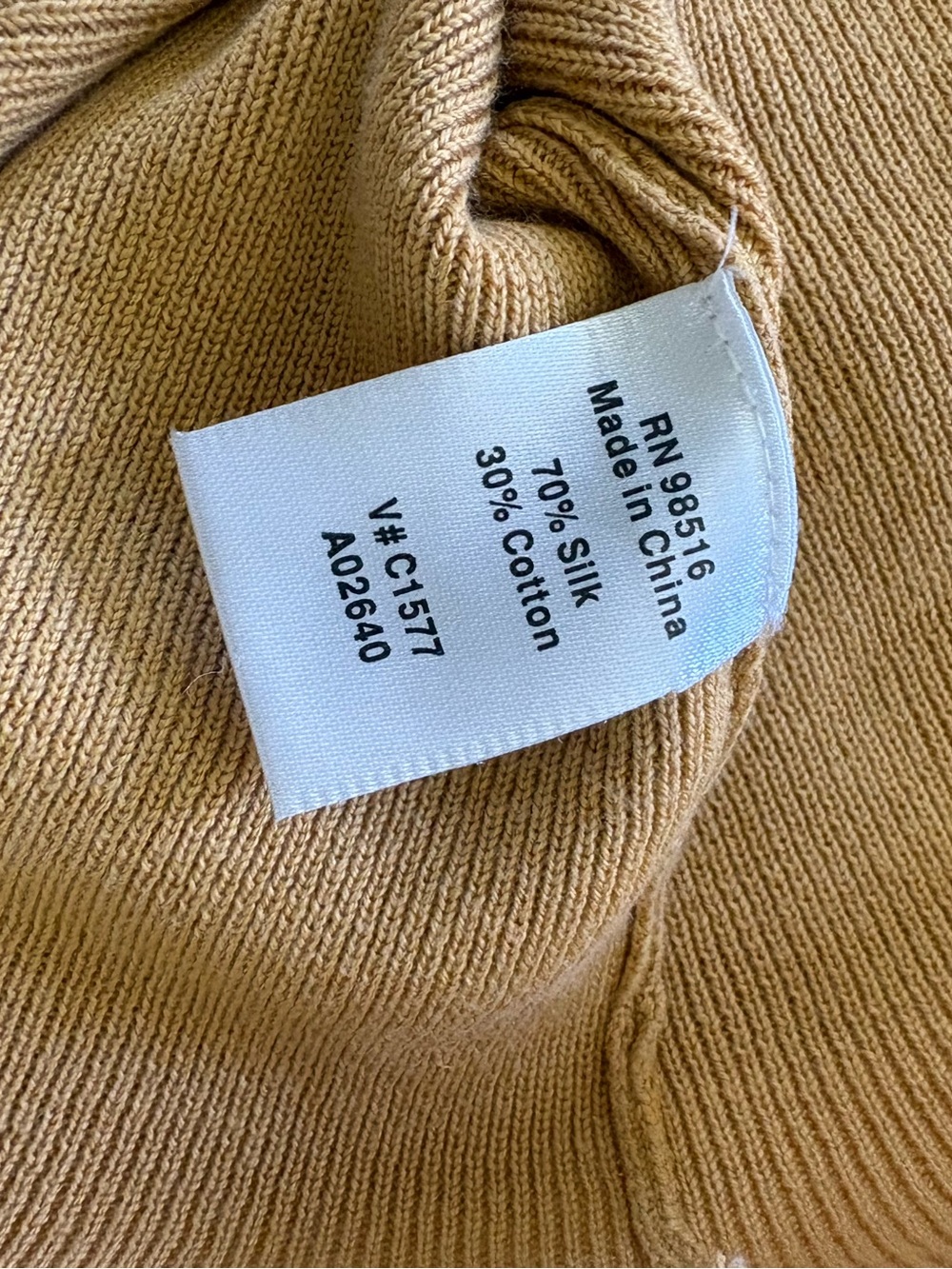 Coldwater Creek Sleeveless Tank Top in Mustard Gold - Picture 6 of 7
